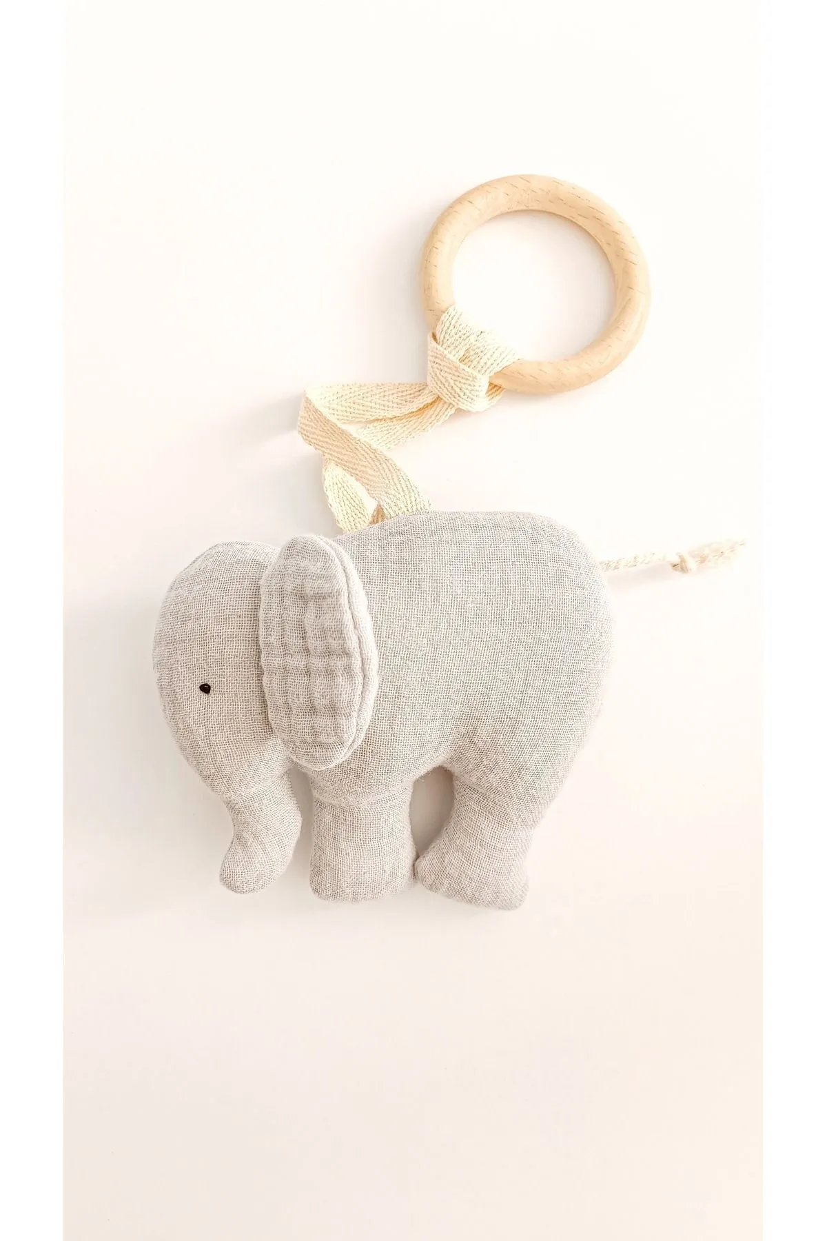Küçük Fil %100 Pamuklu Organik 4 Katlı Multi Müslin Ahşap Diş Kaşıyıcı Oyuncak / Bebek Odası Dekor Küçük Fil %100 Pamuklu Organik 4 Katlı Multi Müslin Ahşap Diş Kaşıyıcı Oyuncak / Bebek Odası Dekor