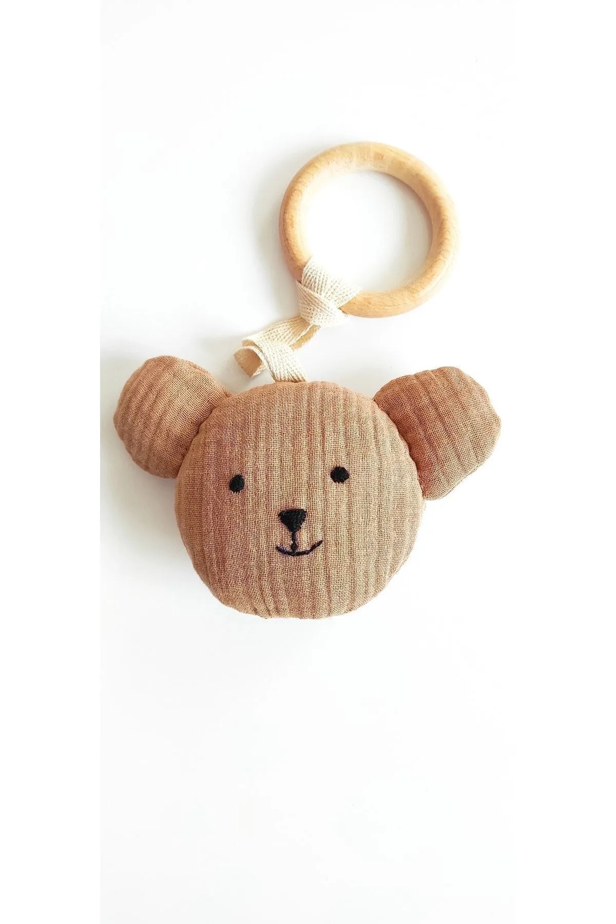 Kahve Sevimli Ayıcık Müslin Oyuncaklı Doğal Ahşap Diş Kaşıyıcı: Bebekler İçin Hem Eğlenceli Hem Fonksiyonel Kahve Sevimli Ayıcık Müslin Oyuncaklı Doğal Ahşap Diş Kaşıyıcı: Bebekler İçin Hem Eğlenceli Hem Fonksiyonel