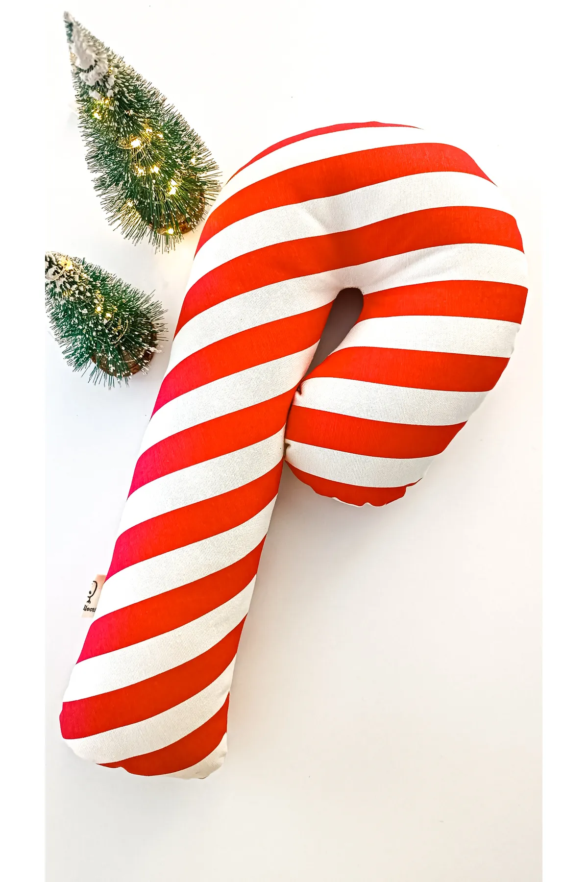 Yılbaşı / Noel Dekoratif Baston Şeker Kırlent / Yastık / Yılbaşı Ağacı