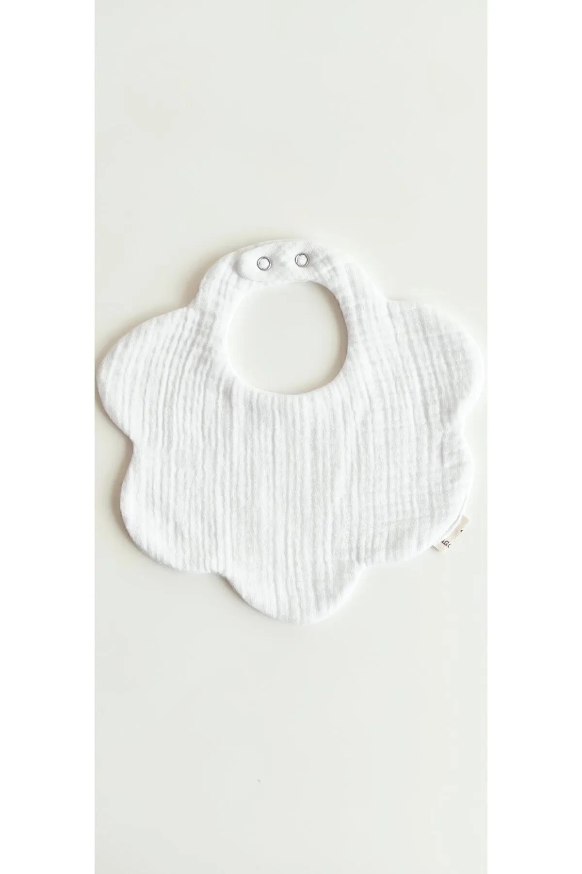 3'lü %100 Pamuklu Organik Soft Renkler 8 Katlı Papatya Multi Müslin Bebek Önlük / Salya Önlüğü