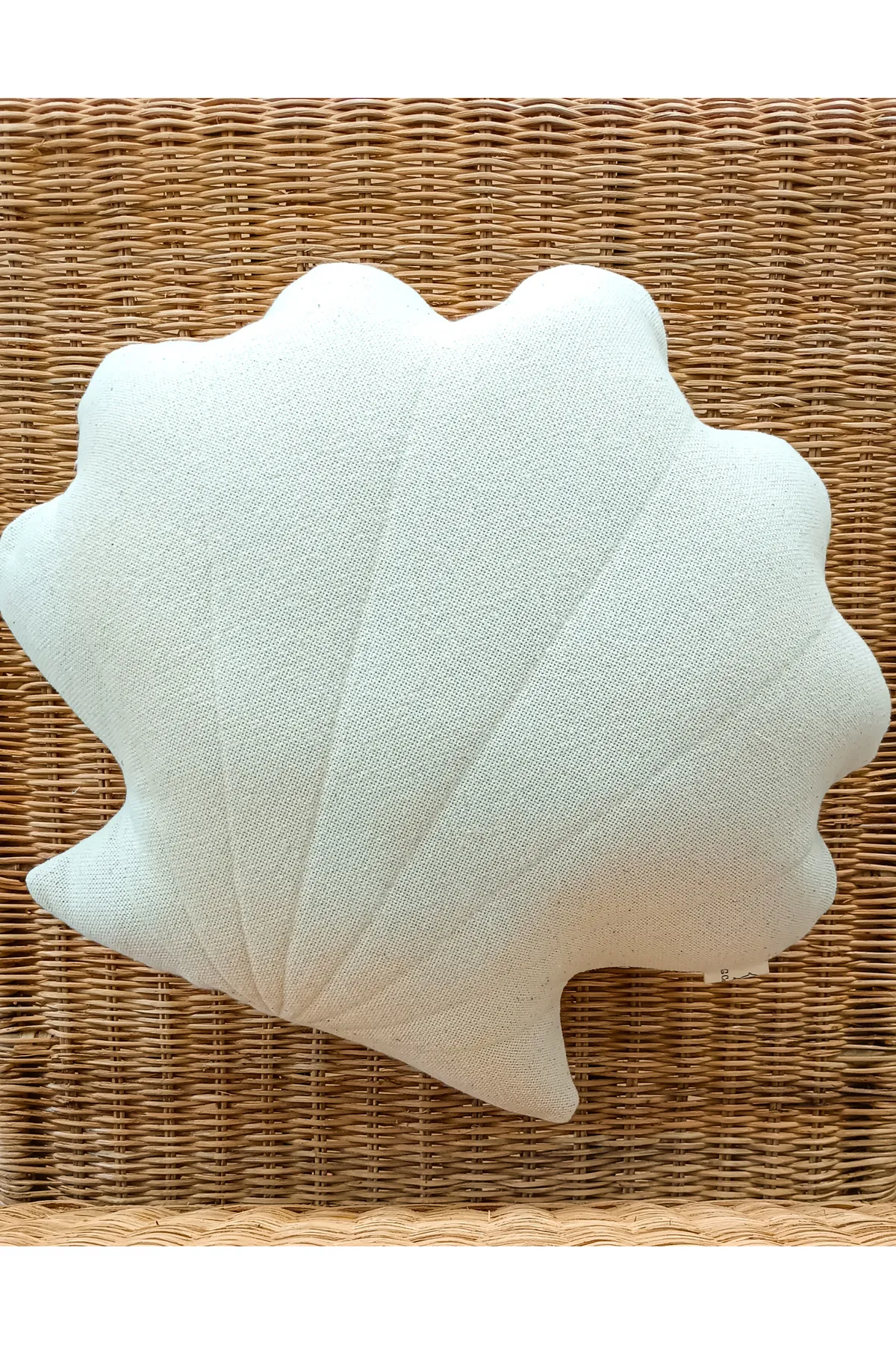 İstiridye / Deniz Atı %100 Pamuklu Ekru Dekoratif Kırlent / Dekorasyon / Yastık / Yaz / Plaj / Deniz