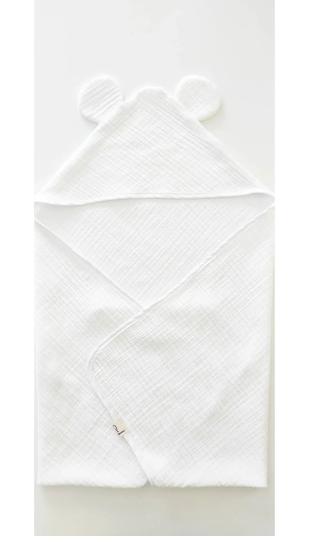 %100 Pamuklu , Organik 4 Katlı Multi Müslin Beyaz Bebek / Çocuk , Bornoz / Havlu Banyo / Havuz / Deniz