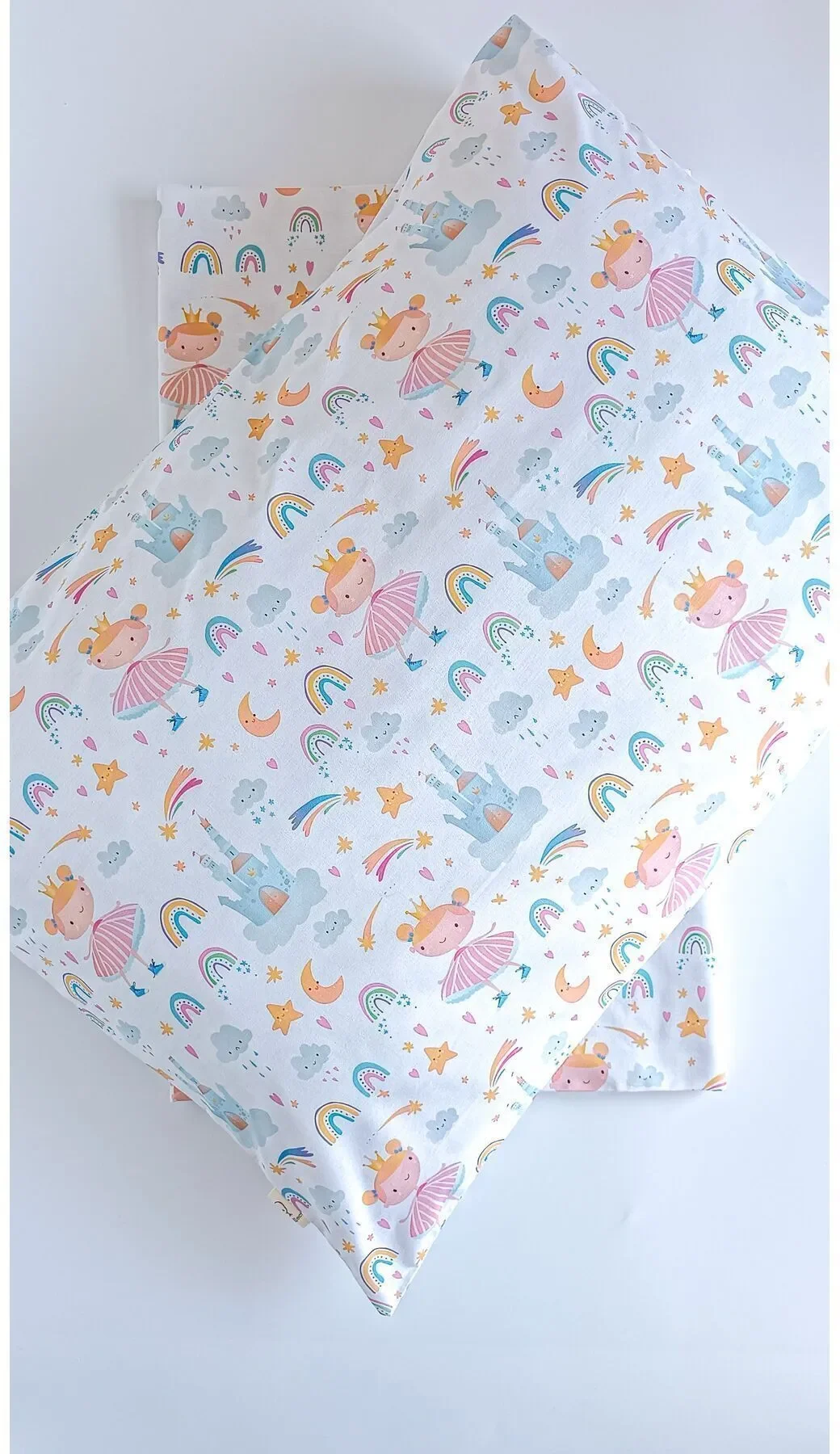 Prenses %100 Pamuklu (90X190 CM) Lastikli Çarşaf Ve Yastık Kılıfı Seti 2'li Set Bebek / Çocuk