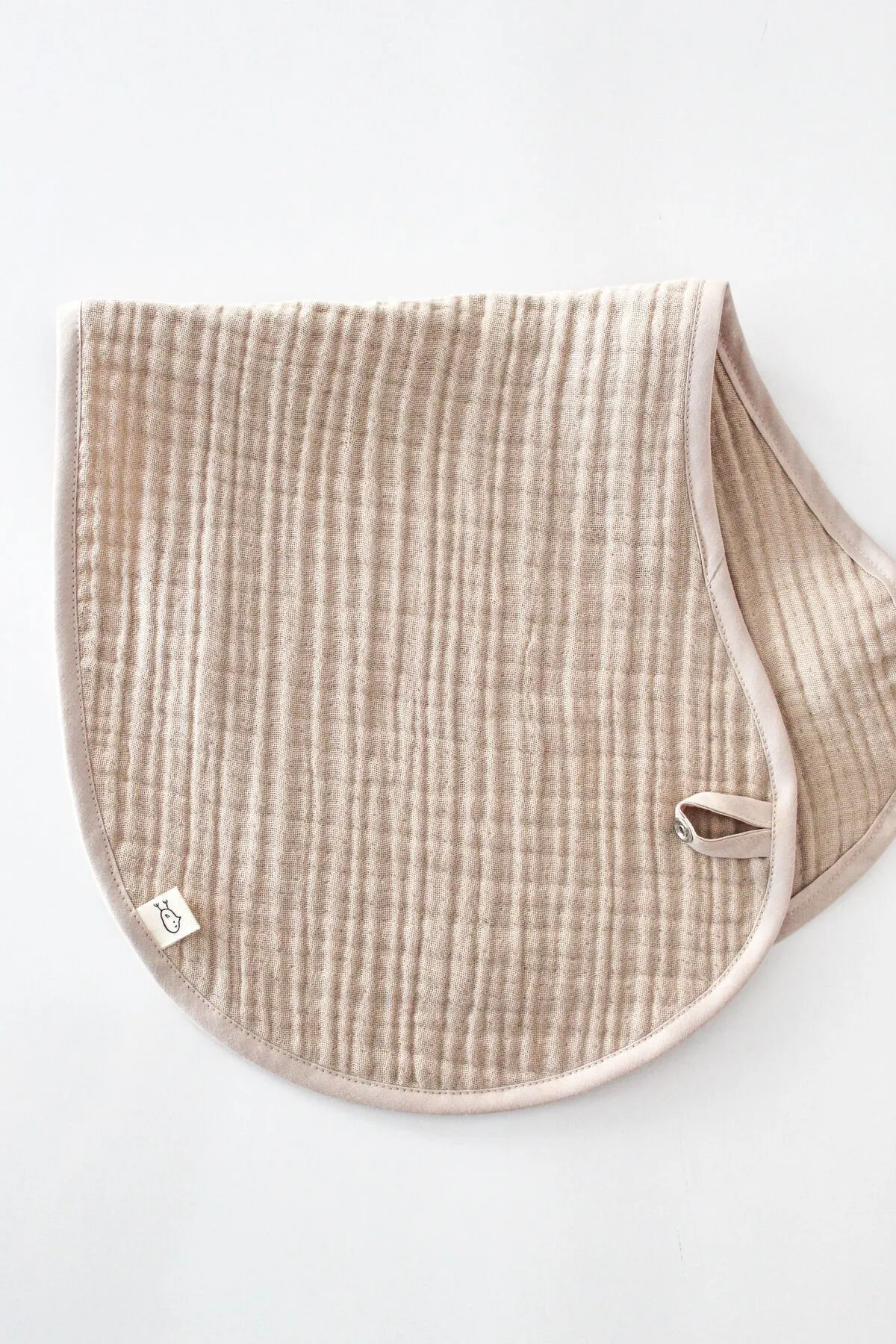 2'li %100 Pamuklu Organik Kum Beji 4 Katlı Müslin Bebek Omuz Örtüsü / Müslin Ağız Mendili