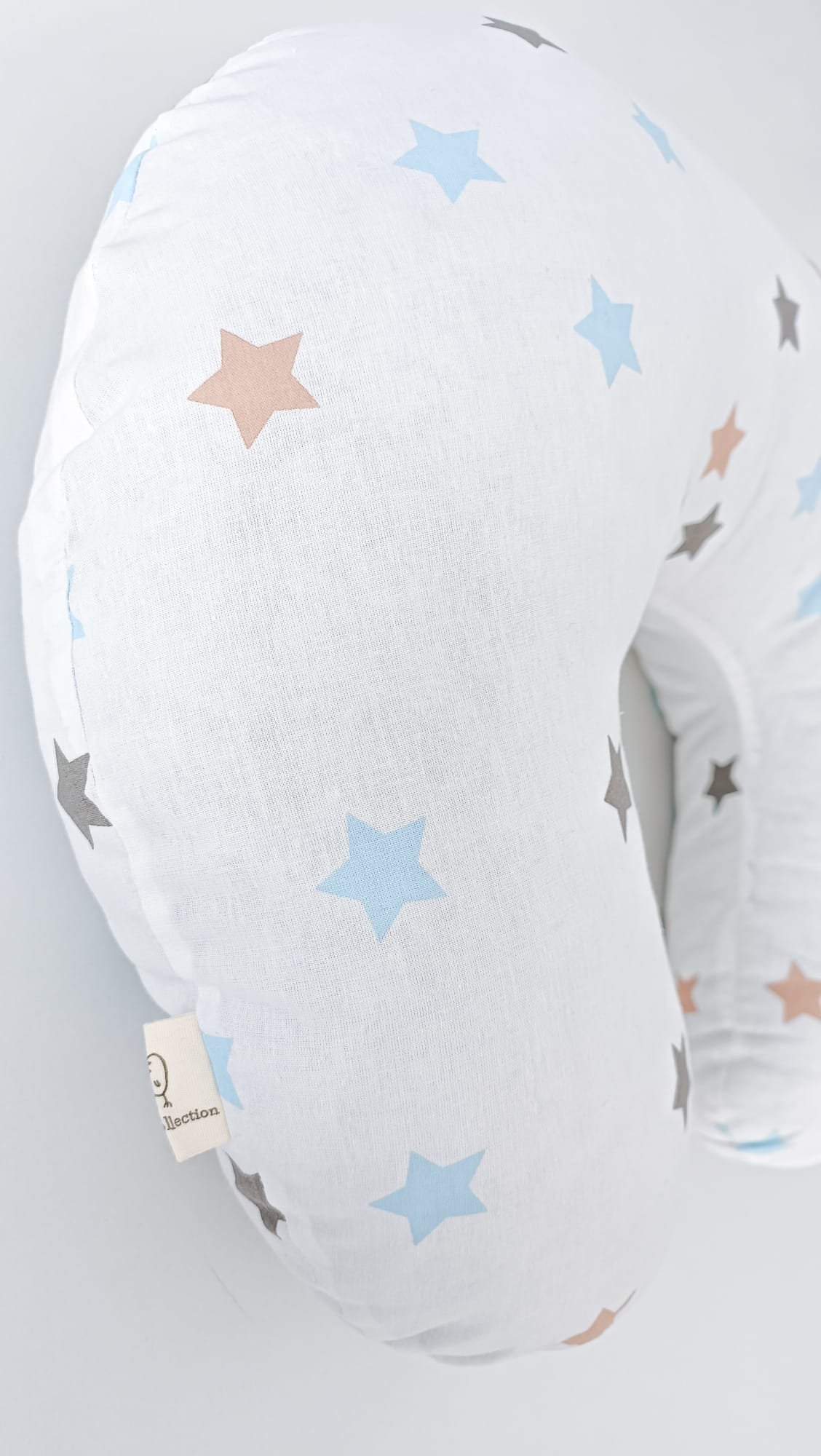 Yıldızlar %100 Pamuklu Bebek Emzirme Yastığı/ Bebek Destek Minderi / Hamile Yastığı