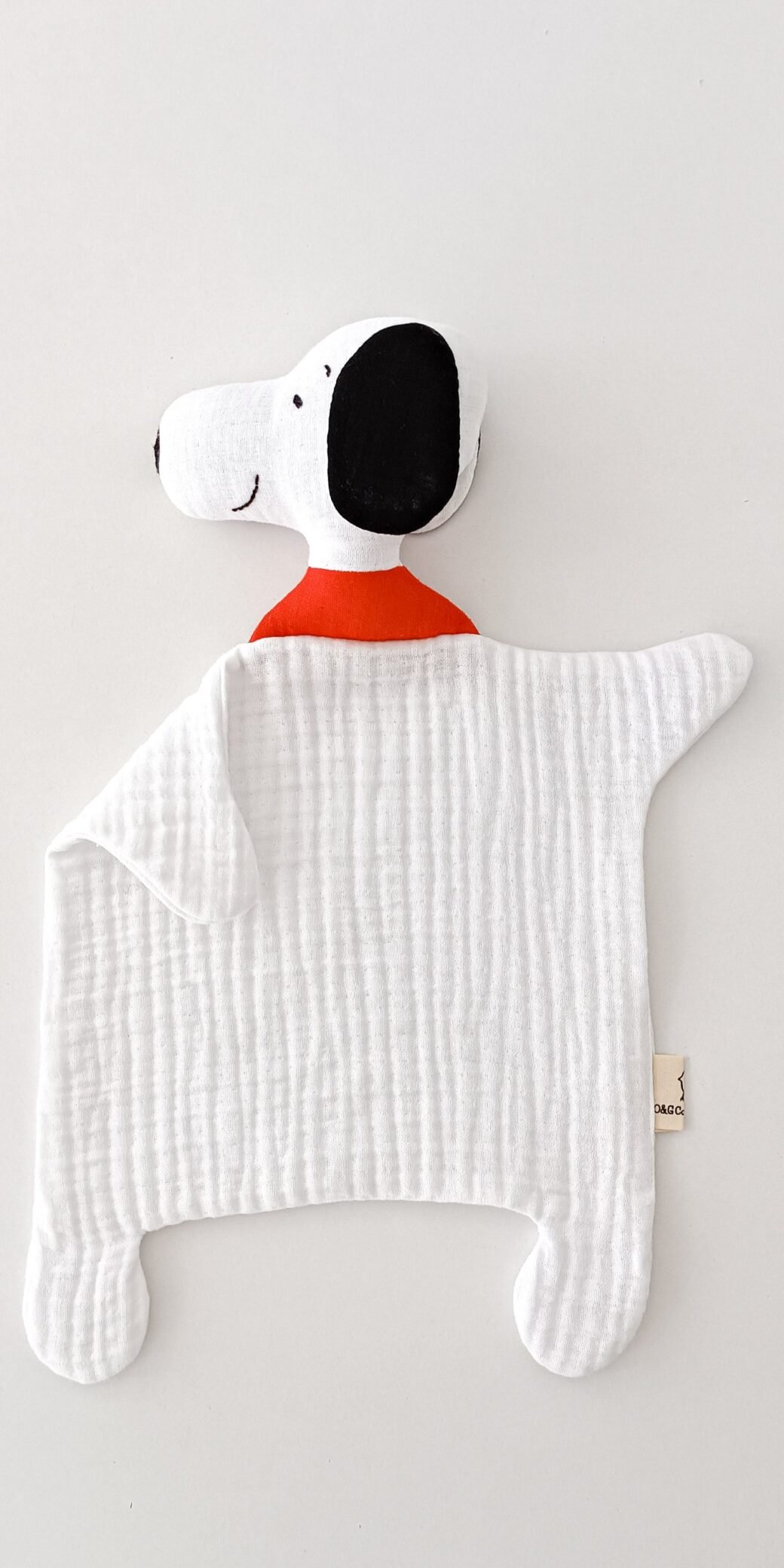 Sevimli Snoopy %100 Pamuklu 8 Katlı Müslin Uyku Arkadaşı/ Bebek Hediyelik / Oyuncak