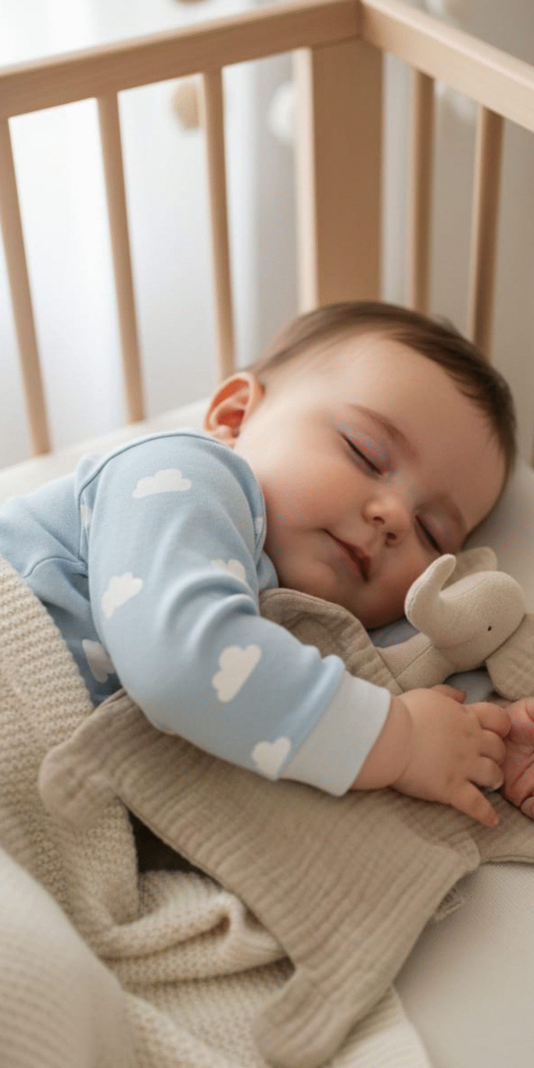 Kum Beji Fil %100 Pamuklu 8 Katlı Müslin Uyku Arkadaşı/ Bebek Hediyelik / Oyuncak