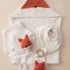 Tilki Premium Set - %100 Pamuklu Müslin Bebek Seti / Bebek Hediyelik - Thumbnail Image 1
